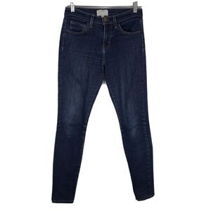 Current Elliott Jeans The High Waist Skinny Size 26 Dark Wash‎ Womens Stretch